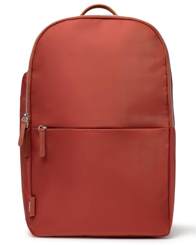 July Carry All Backpack 20L - Water-Resistant, Luggage Backpack for Men & Women - With Internal Dividers, Multi Pocket - Ideal for Travel, Work - Stylish, Quality & Durable - Brick Red