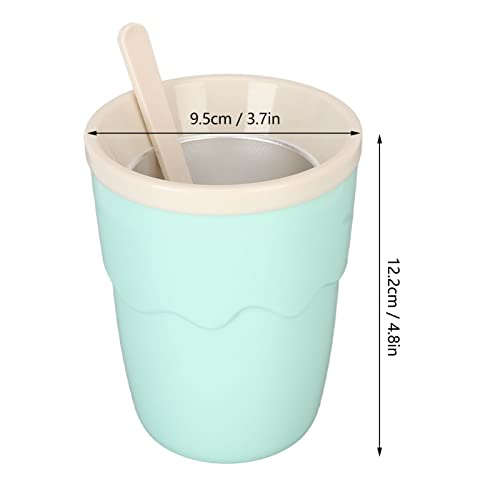 Pssopp Slushy Cup Slushie Cup Slush Ice Cream Cup Tragbarer Squeeze Cup Squeeze Slushy Maker Cup für Kinder Hausgemachte Sommer DIY Milchshake Eismaschine (Grün) – Bild 3