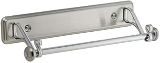 iDesign Roll Mounted, Metal Paper Towel Holder for The Kitchen Wall and Cabinet Doors, Versatile Under Sink Storage, Silver, 15.3" x 5.2" x 2"