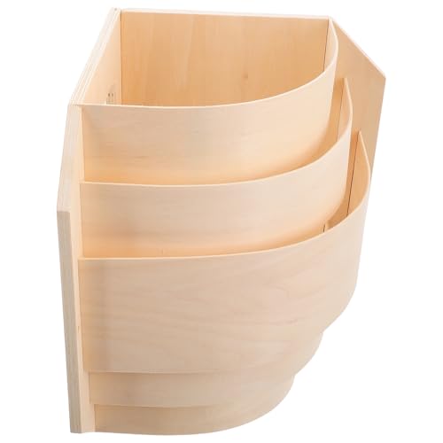 HOODANCOS Pantalla de Madera para Lámpara de Sauna con Diseño Ángulo Recto Resistente Altas Temperaturas Decoración Práctica para Esquinas Salas de Sauna Instalación Sencilla para Uso