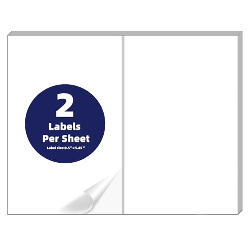Étiquettes d'expédition autocollantes FBA POLYSELLS 500 feuilles d'adresse blanches