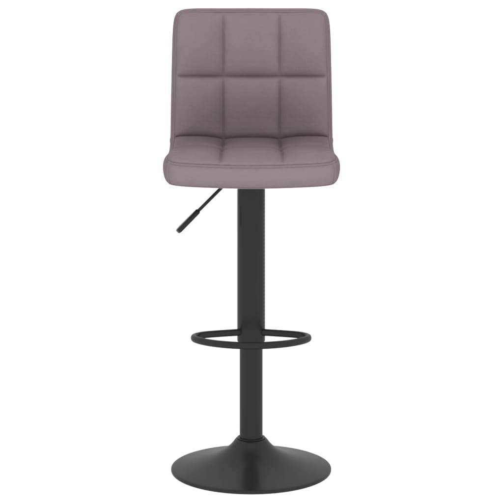 Taburete giratorio de altura ajustable con reposapiés de tela suave y estructura de acero, 40 x 47 x 90 – 111 cm, cómodo y estable para cocina, bar y tocador