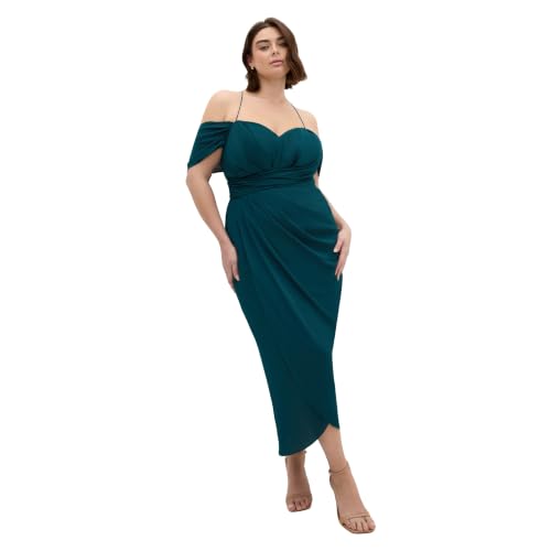 Image of City Chic Women's Plus Size Dress - Entwine Maxi