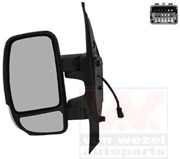 Rétroviseur gauche VAN WEZEL 3799807 complet et chauffant avec grand angle pour ajustage électrique