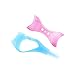 2pcs Mascara Eyelash Comb Applicator Template Eyeliner Models Guide Stencil Tool (Random Color)