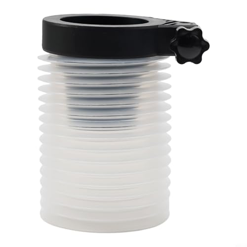 Durashmall Cubierta antipolvo de PVC para taladro de goma para taladro de percusión de martillo giratorio SDS con cable e inalámbrico y púa eléctrica, dispositivo de recogida de cenicero, blanco y