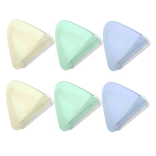 6 Piezas cuchillo de afeitar cuchillo de afeitar ojo equipo maquinilla de afeitar a granel Gel eyebrow razor jabon facial cortador de cejas recortadora de vello facial el plastico Ipetboom