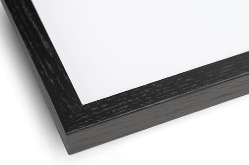 Framelane Bilderrahmen aus Eichenholz, 2er-Set, 40 x 60 cm, Schwarz – Ansicht 3