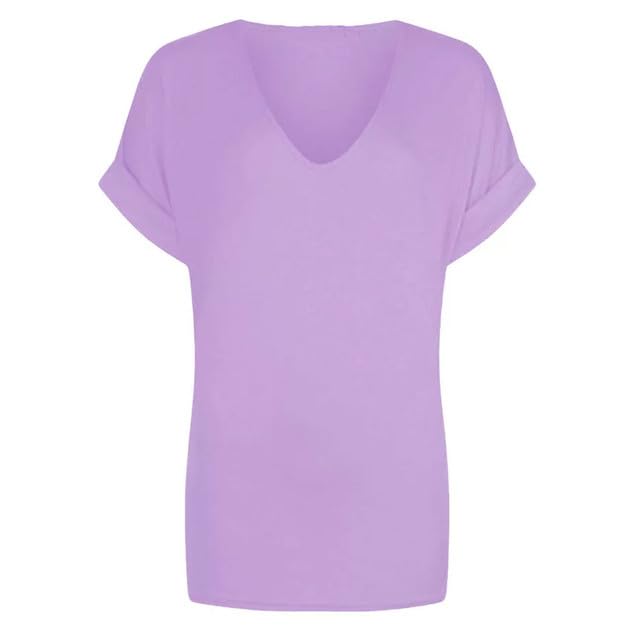 FAIRY TRENDZ LTD Damen-Oberteil, Übergröße, V-Ausschnitt, Baggy,...