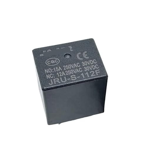 Relé 5 pines 22FC-12V-15A JRU-S-112F con alta capacidad de conmutación de 15A