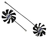 QWZOZST 2 Stück CF9015H12S FY09015M12LPA, GPU-Kartenlüfter, für ZOTAC für GeForce für RTX 2080 Ti 11 GB Twin, 2070(1 Set CF9015H12S)