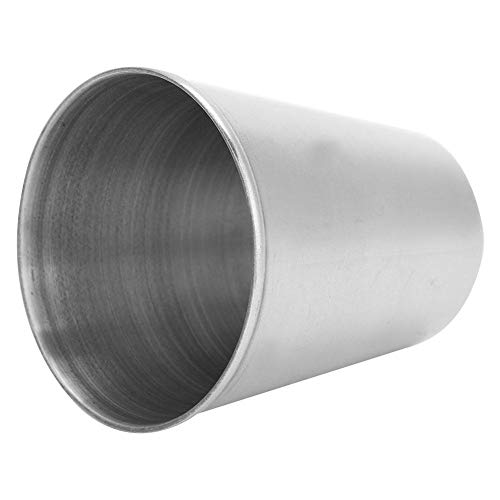 Portable Stainless Steel Cups Set for Camping (5.3 * 5.6/2.1 * 2.2in(M)), Silver - Image 3