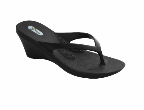 Oka-B Women's Kylie Flip Flop with Wedge Heel