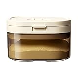 Générique Formula Dispenser – Magnetischer wasserfester Behälter | 12 x 7,4 cm, 12 x 10,8 cm, 12 x 14,6 cm, Formula-Halter mit Easy Scoop, AS ABS PP Material mit leakproof Deckel