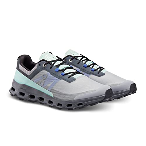 On Cloudvista Trail Running Shoes for Men, alloy/black, 25.5 cm