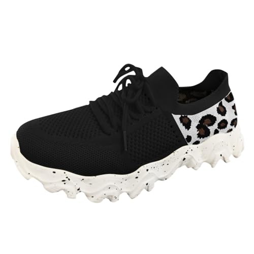 Zapato genérico para mujer, cómodo, baloncesto, ortopédico, transpirable, malla para gimnasio, exterior, sendero, correr, caminar, cómodo, transpirable, fitness, gimnasio, Le Noir 3, 41 EU