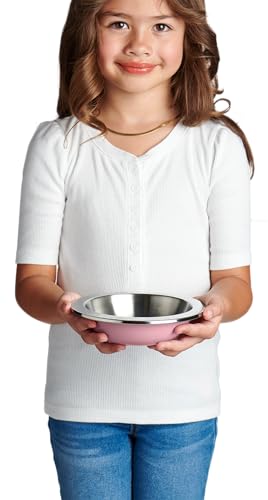Hydro Flask Stainless Steel Kids Bowl- Dishwasher Safe, Stackable, Dinner Bowl in Blossom Pink - image 5