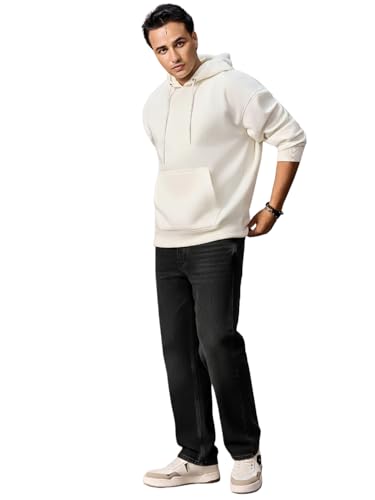 Image of Urbano Fashion Men's Stretch Fit Mid Rise Washed Bootcut Jeans Stretchable
