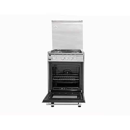 جنرال سوبريم , موقد طبخ غاز , مقاس 55*55 سم, 4 شعلات غاز , أمان كامل ,ستيل , مصريGS5555FRGS +هدية مجانية مريلة