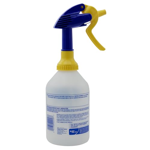 Zep New Bleach Resistant Professional Sprayer 2.0 Bottle 32 Ounces - 30 Foot Spray, Adjustable Nozzle