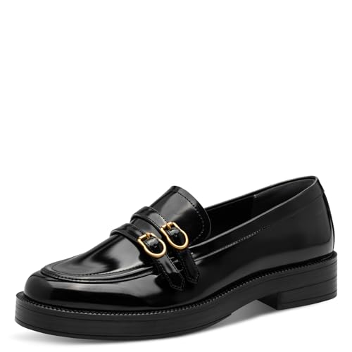 Tamaris Damen Slipper Vegan schwarz 40