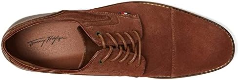 Tommy Hilfiger Men's Banly Oxford, Medium Brown Suede 210, 10.5M | Image 1