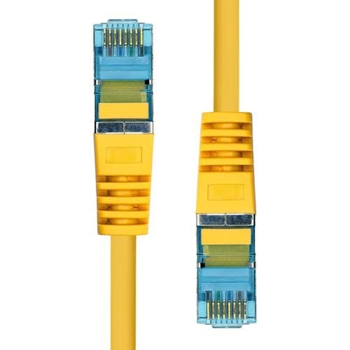 PROXTEND CAT6A S/FTP CU LSZH Ethernet Cable Yellow 50 cm - Image 3