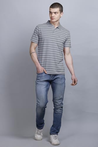 Image of GODFREY Half Sleeve Cotton Polo T Shirt for Man with Pocket - Regular fit Men Tshirts