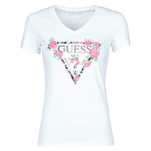 Guess T-Shirt Donna W0YI85 J1300 Bianco XL