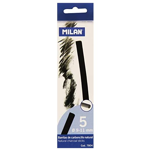 MILAN 7804 - Carboncillo, 5 unidades, 218679