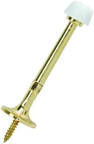 25 Pack - Designers Impressions Polished Brass Lite Duty Rigid Door Stop : 0368