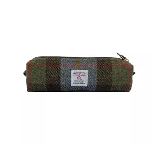 TAILORMAP Harris Tweed Federmäppchen Tasche Große Kapazität Federmäppchen mit Reißverschluss...