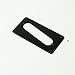 (G22) Humbucker To Strat style Singl Coil Pickup Adapter Ring,Slant, 1ply black