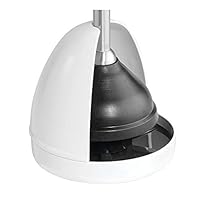 Algopix Similar Product 13 - iDesign Plastic Toilet Plunger Holder 