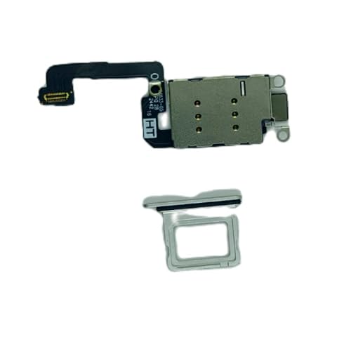 Lecteur double SIM et tiroir iPhone 16 blanc pièce de remplacement