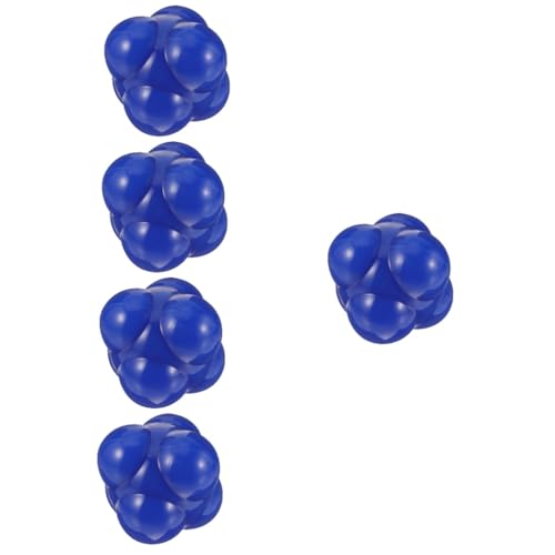 BESPORTBLE 5 Piezas ágiles de Fitness Piscina balones de fútbol Volador Juego de Golf con Cubos Grillo de reacción de Silicona Pelota de Entrenamiento ágil de sílice Blue