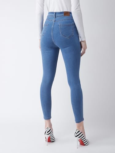 Image of Miss Chase Women's Skinny High Rise Cropped Stretchable Denim Jeans