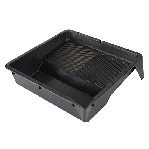 Dapetz ® Roller Tray 300mm Durable Black Polypropylene Roller Tray, For Use With All Types Of Oil And Water-Based Paint, Varnish, Lacquer And Wallpaper Paste Removes Excess Paint And Ensures