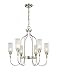Seneca Six Light Chandelier Finish: Satin Nickel