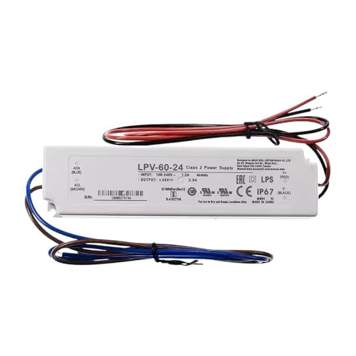 Alimentation 60W IP67 LPV-60-15 étanche tension constante 15V pour ruban LED