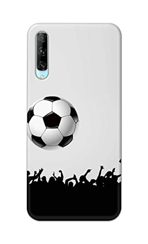 Image of Printed Hard Back Cover Case for Honor 9X Pro | Huawei Y9s Back Cover (Football Icon) -702