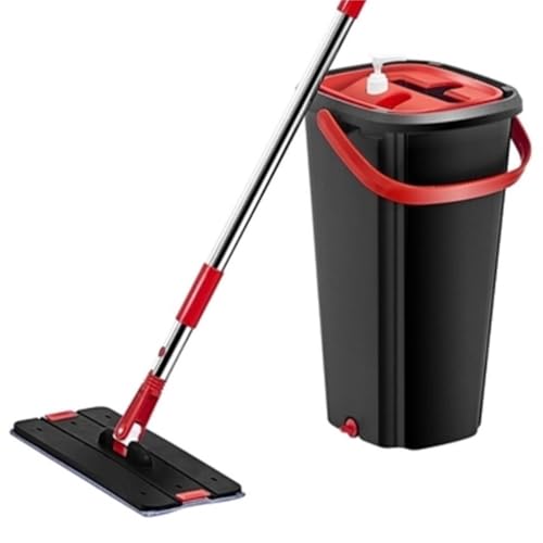 SHCHNA Bodenwischer Wischer Boden Flaches Wischmopp- Und Eimer-Set Mit Pads Für Küche Und Bad Für Hartholz-Bodenfliesen Wischer Boden Wischmop – Bild 8