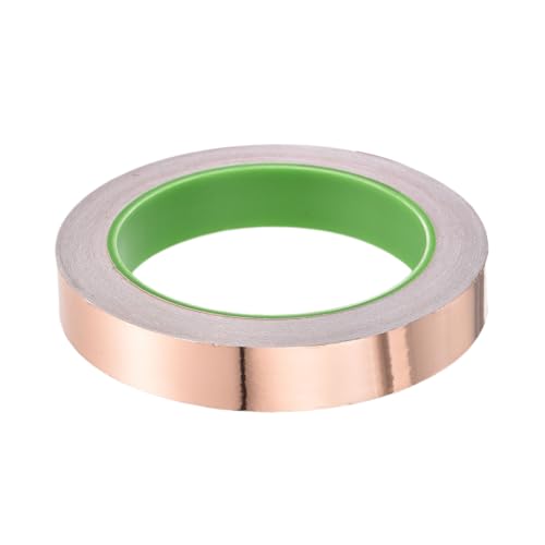 Image of PATIKIL Copper Foil Tape 0.79 Inch x 66 Feet 0.05mm Thick Double Sided Conductive Adhesive EMI Shielding for Electronics, Circuits, Grounding