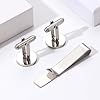 UncleS Stylish Tie Clip And Cufflinks Set Craft From Sturdy Stainless Steel Portable For Enhancing Your Professional Images Business Accessories #4