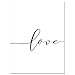 Produktbild Love+djl Leinwand Malerei Poster Leinwand-Wand-Kunst-1PC Dekorative Malerei Frameless Schwarzweiß-Nordic-Liebhaber for Wohnzimmer Hände halten ##BB (Color : B, Size (Inch) : 10X15cm No Frame)