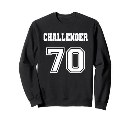 Jersey Style Challenger 70 1970 Old School Muscle Car Sweatshirt