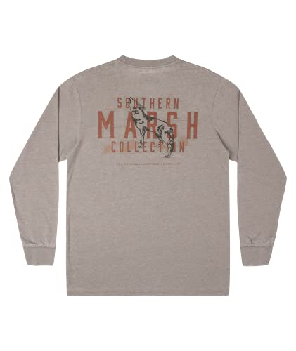 Southern Marsh Men's SEAWASH Etched Howl T-Shirt – Long Sleeve Casual Graphic Tee