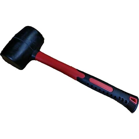16oz Rubber Mallet with Fibre Handle Cover