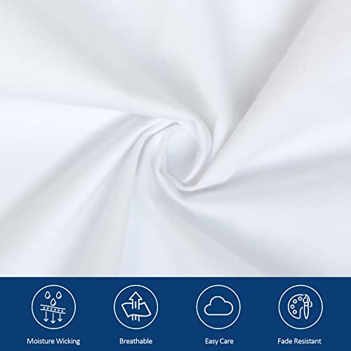 Image of Moonsea Extra Deep Pocket Air Mattress White Sheets Twin Size - 3Pcs Side Storage Pocket Fitted Sheet & Pillowcase Twin Deep Pocket Sheet Sets Easily Fits for Kids 16in to 24in Pillow Top Air Bed