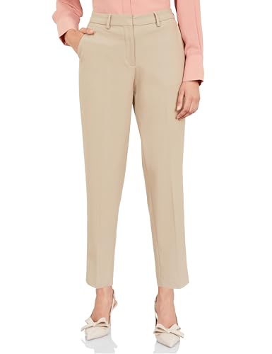 Symbol Premium Women's Slim Fit 4-Way Stretch Formal Trousers (Fl...